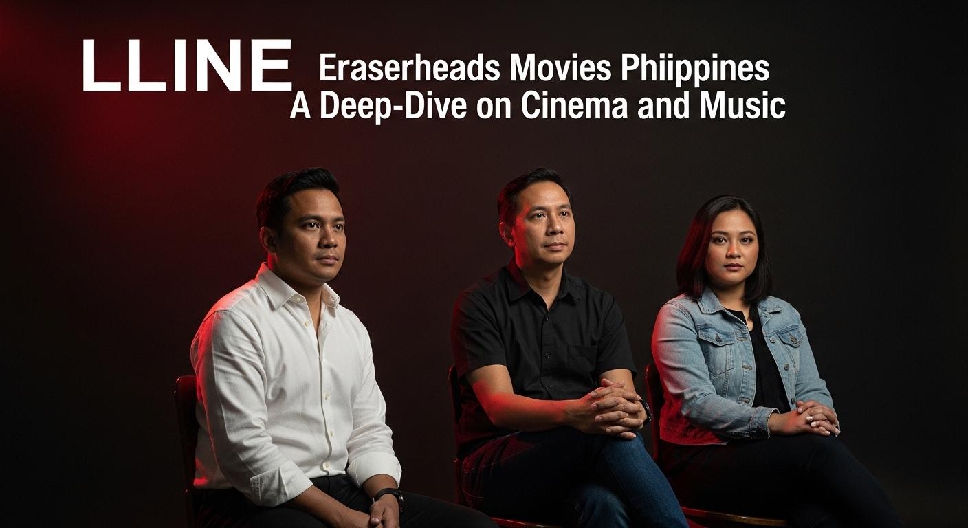 Poster concept for Eraserheads film in the Philippines, merging 90s nostalgia with modern cinema aesthetics.