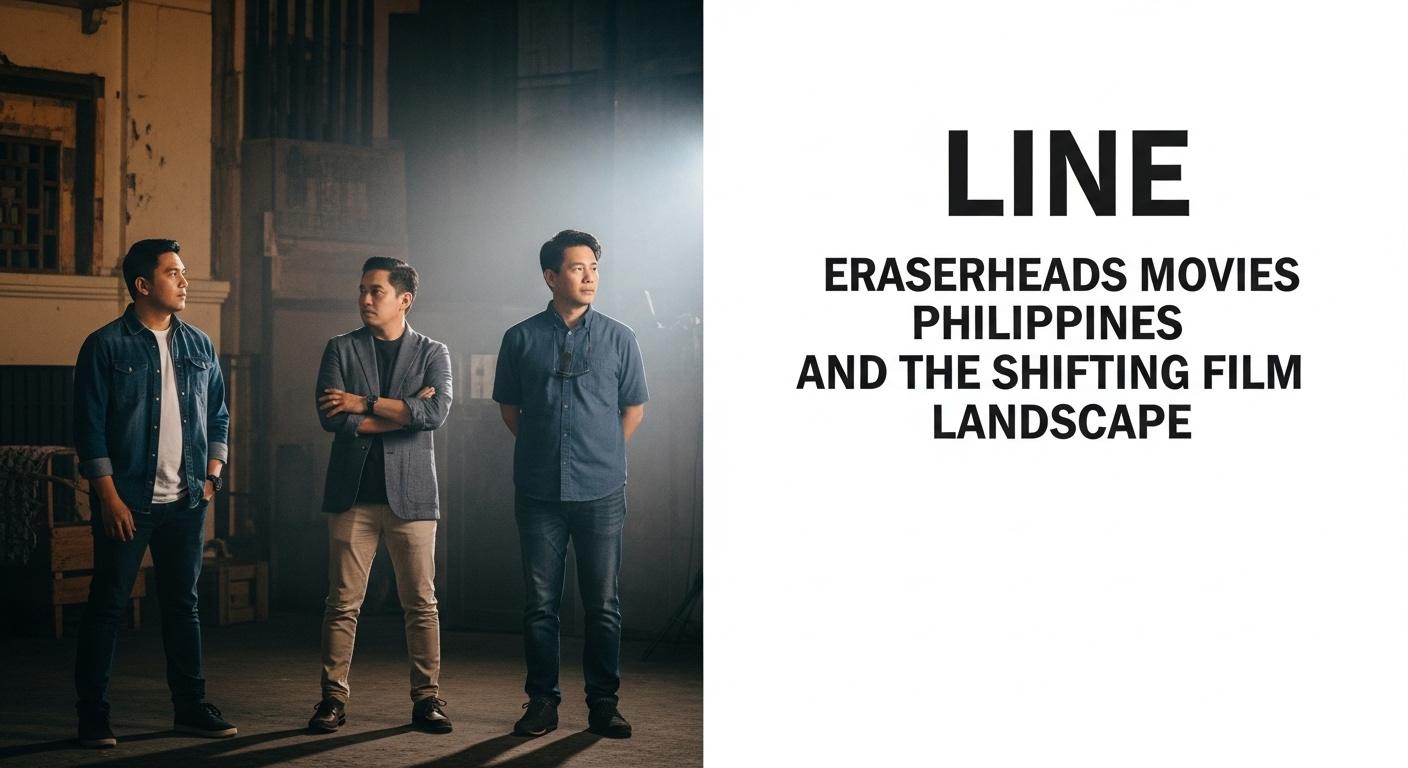 Documentary poster concept for eraserheads Movies Philippines featuring a retro concert scene and contemporary film elem