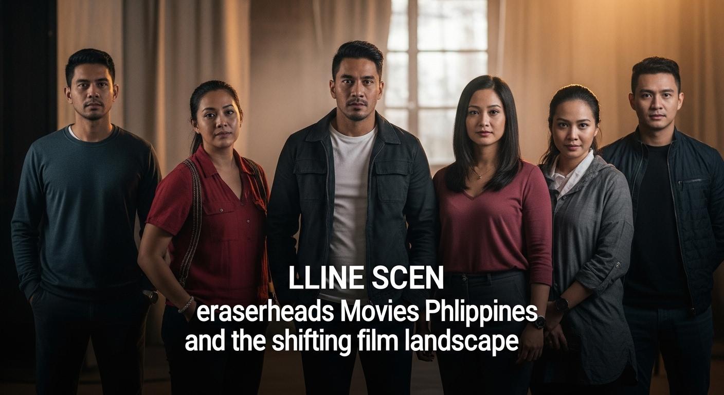 Documentary poster concept for eraserheads Movies Philippines featuring a retro concert scene and contemporary film elem