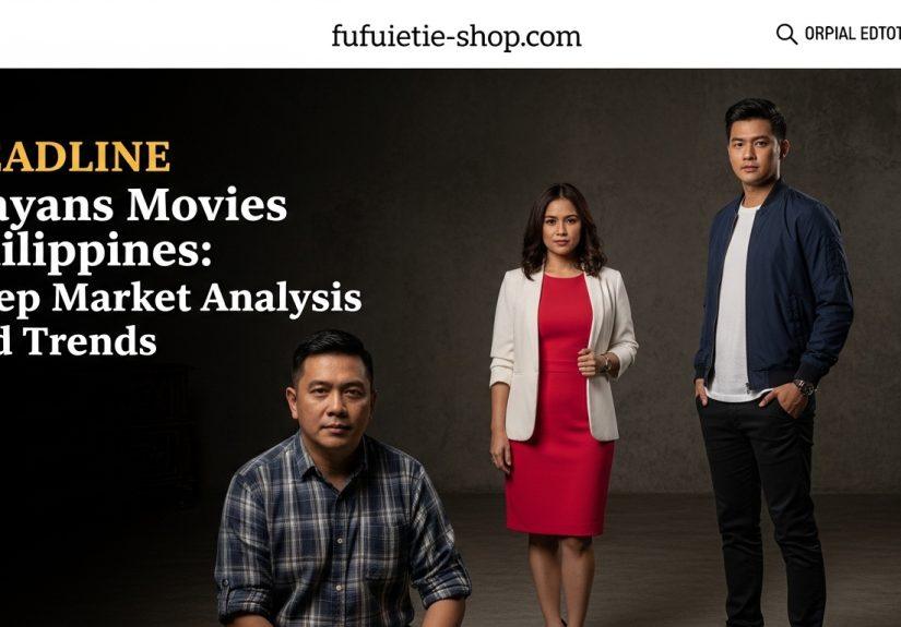 Collage poster showing Wayans spoof film concept with Philippine city nightlife backdrop.