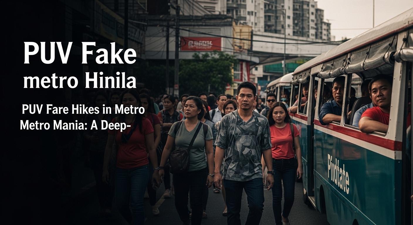 Metro Manila public transport scene with buses and jeepneys during a fare-hike period